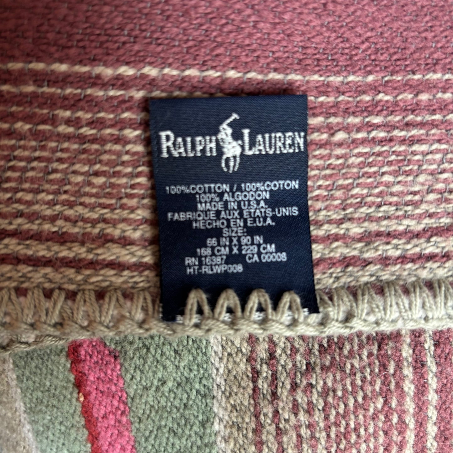 Ralph Lauren Hawk Springs Blanket