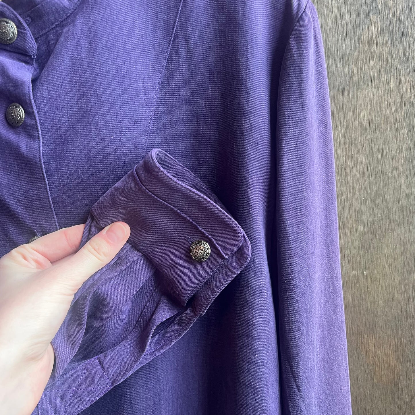 Stubbs Collection Purple Blouse