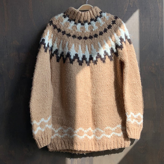 Chunky Hand Knit Sweater