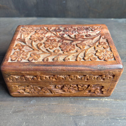 Tooled Wood Box