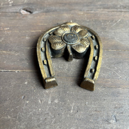Brass Horseshoe Paperweight