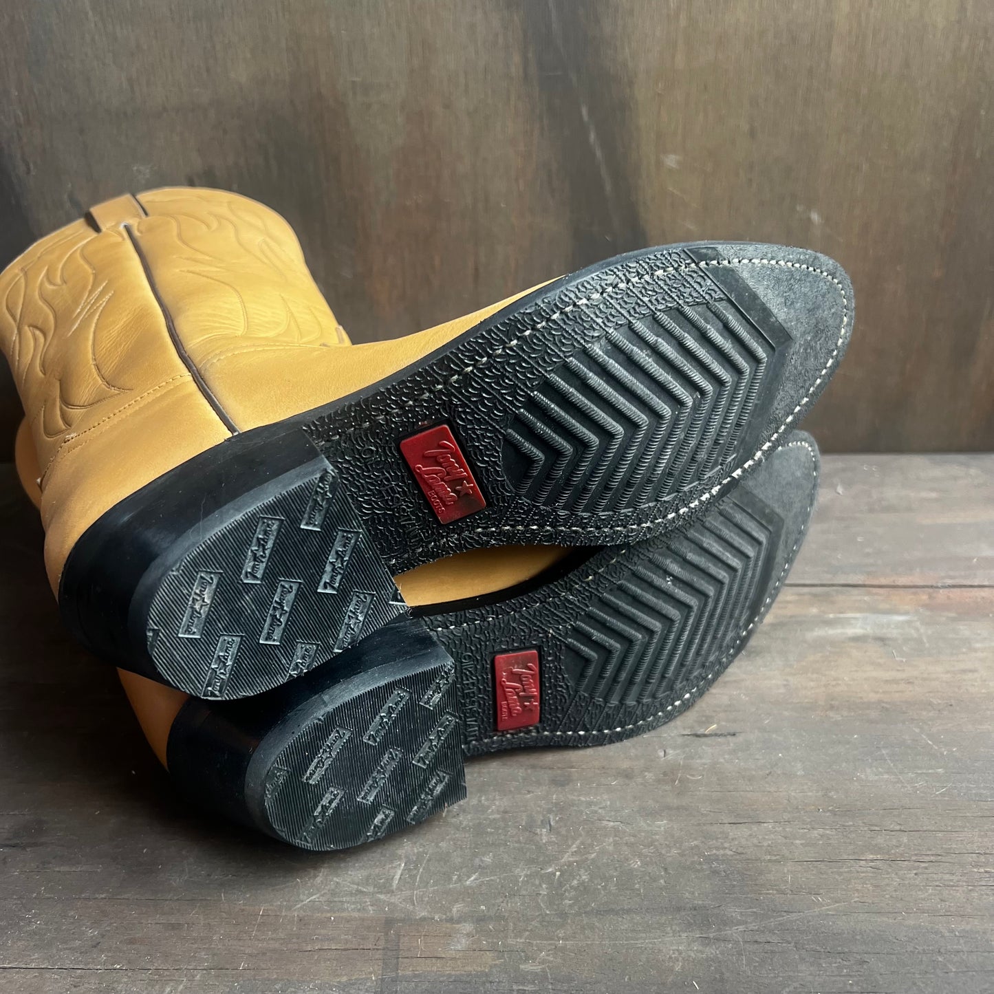 Tony Lama Tan Leather Boots
