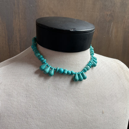 Dyed Howlite Drop Bead Necklace