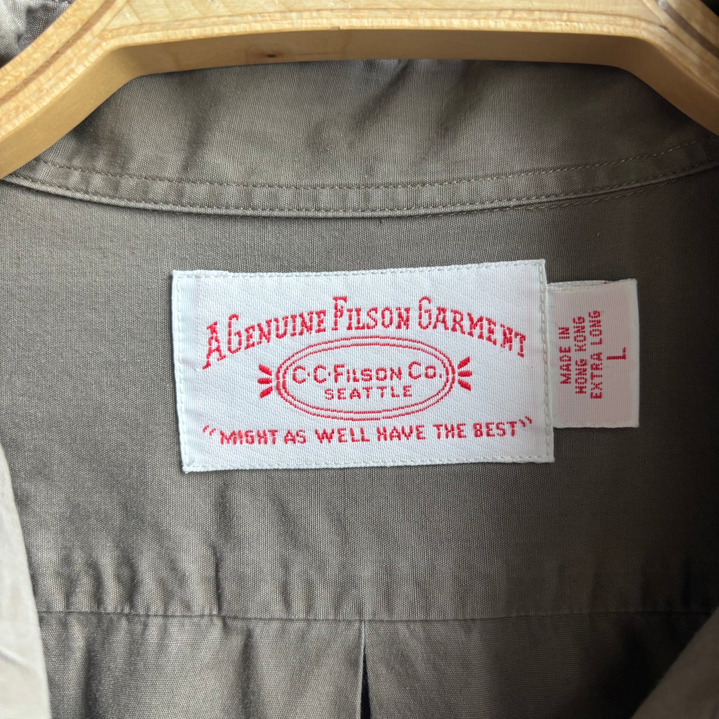 Filson Khaki Button Up