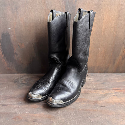 Vintage ACME Black Leather Boots