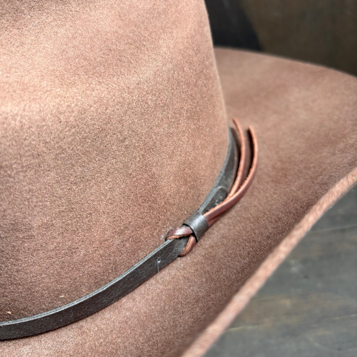 Vintage Brown Wool Hat