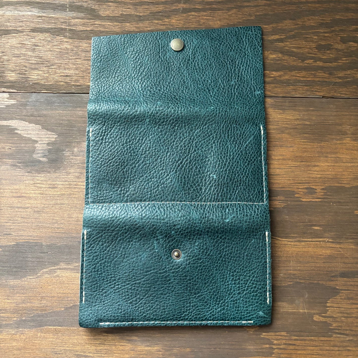 Dark Green Leather Wallet
