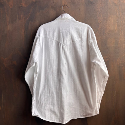 Cinch White Denim Pearl Snap