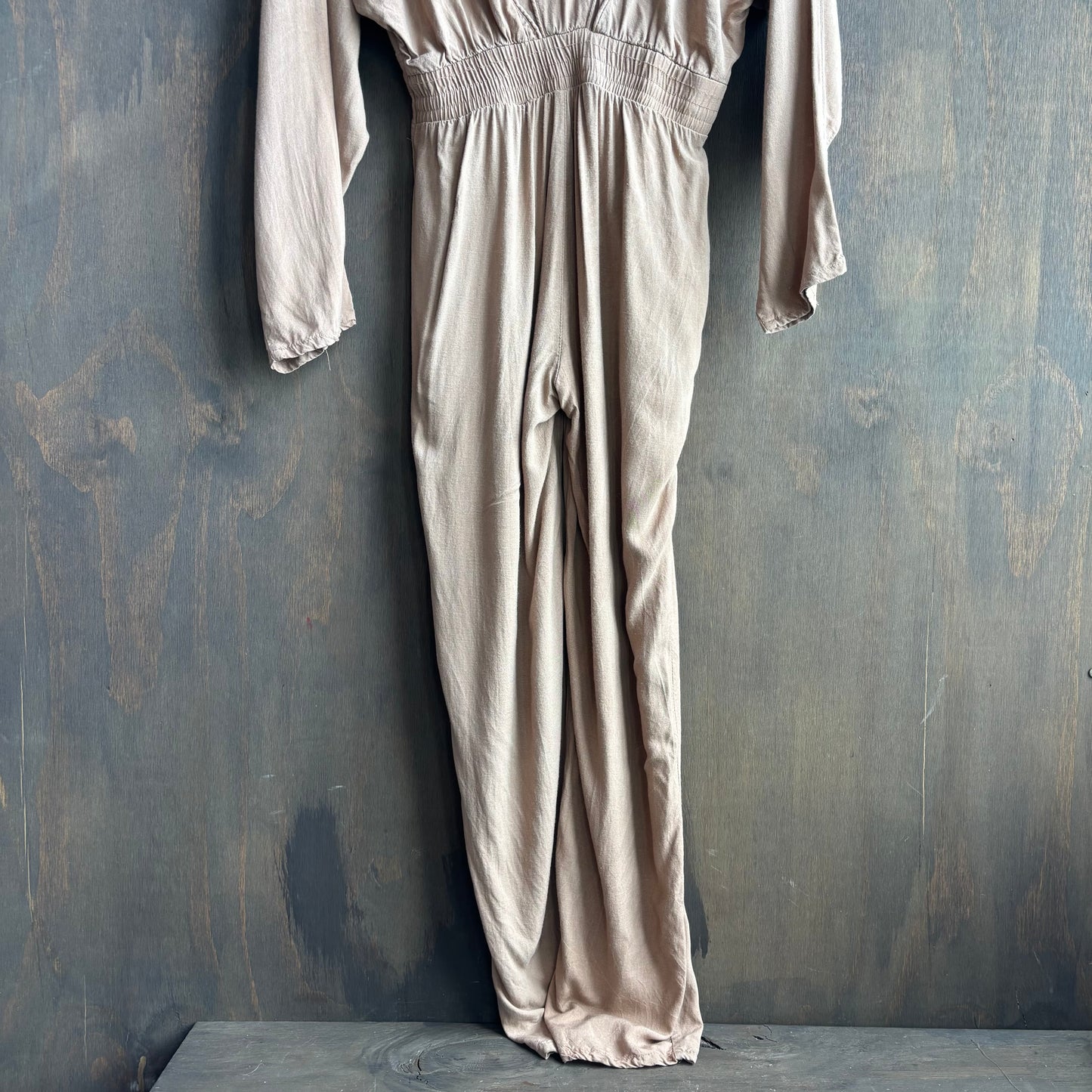 Vintage Beige Jumpsuit