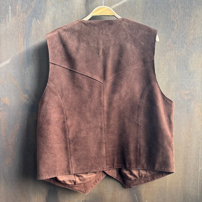 Saguero West by Roper Brown Leather Veat