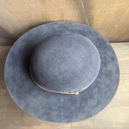 Royal Stag Navy Blue Hat with Braided Leather Band