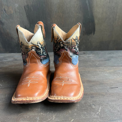 Kid’s Roper Painted Cowboy Boots