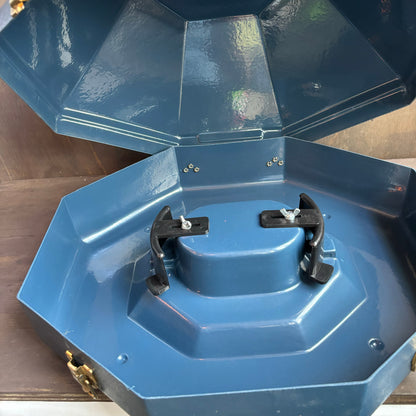 Blue Adjustable Travel Hat Box