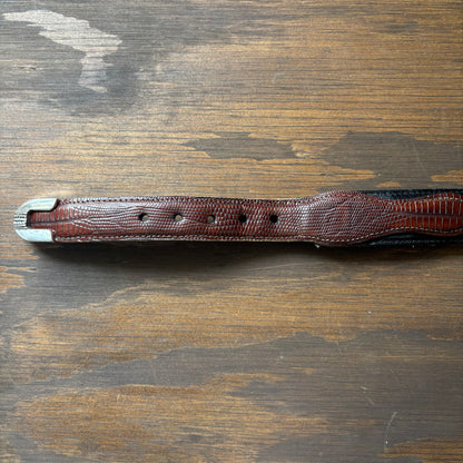 Two-Tone Leather Belt