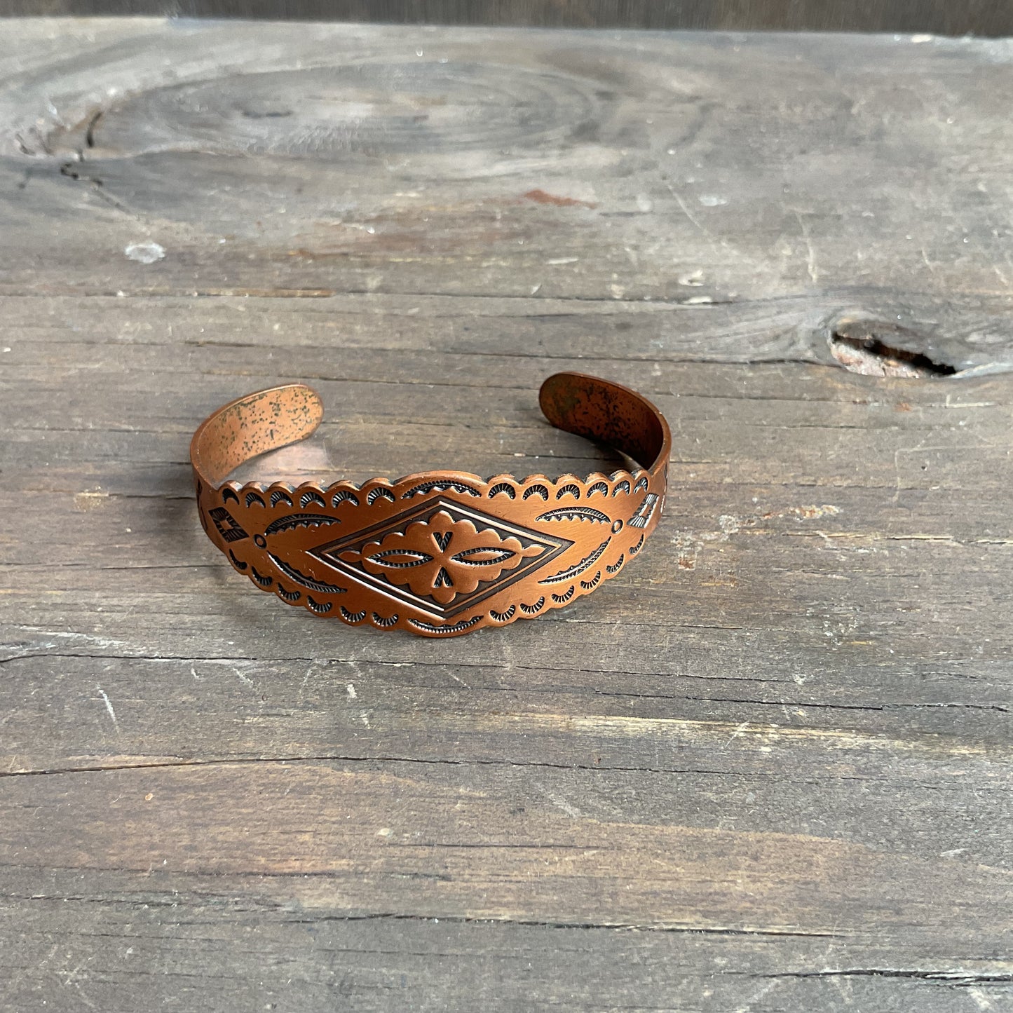 Southwestern Style Copper Cuff Bracelet