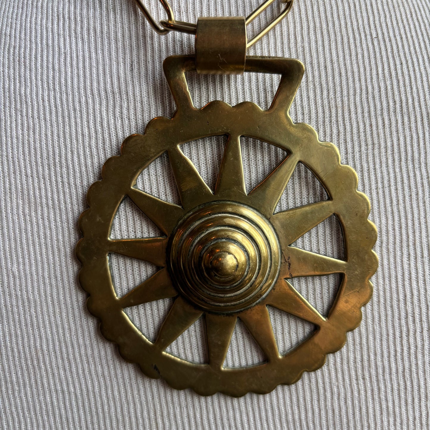 Mac Warman Sunburst Medallion Necklace