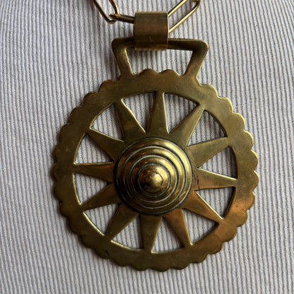 Mac Warman Sunburst Medallion Necklace
