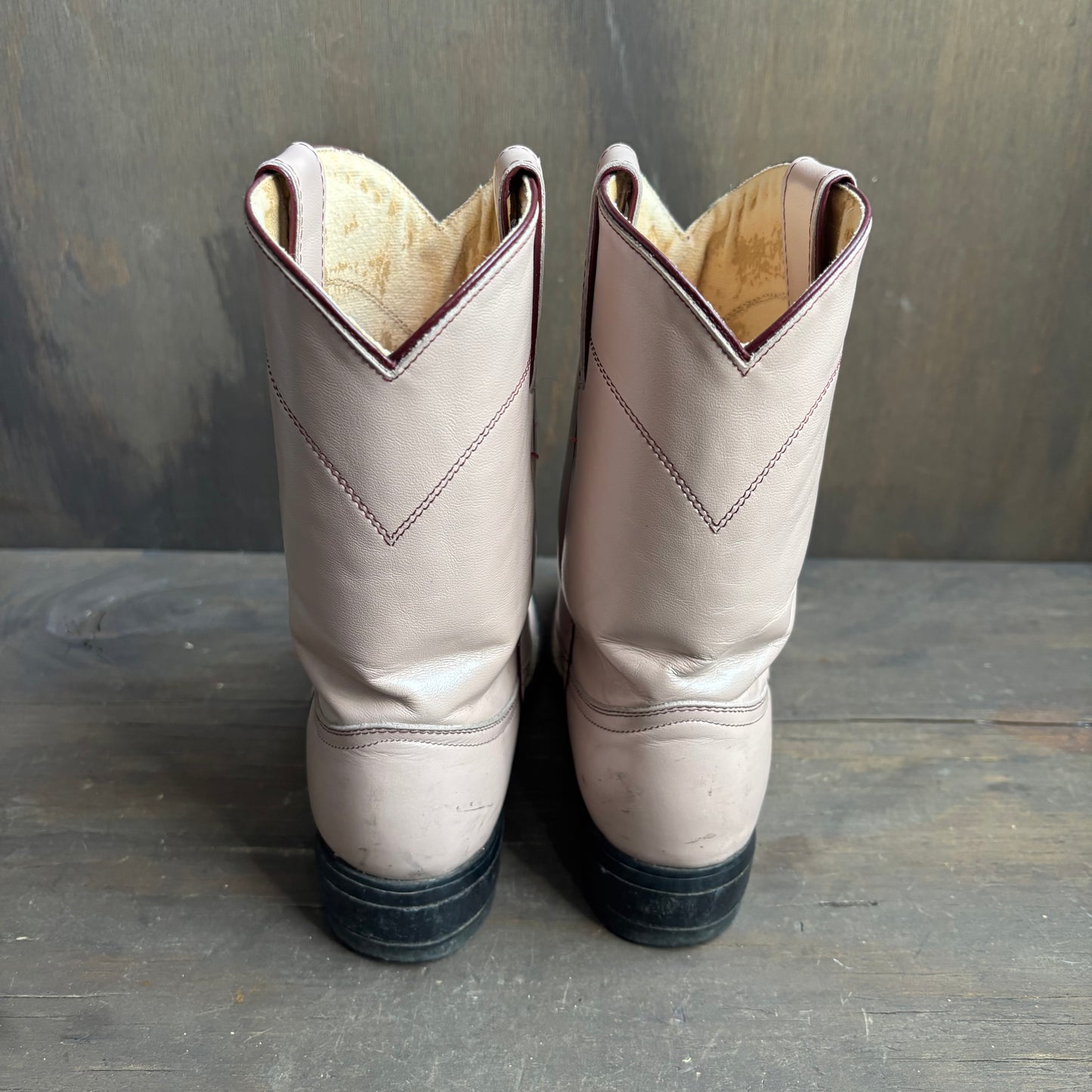 Justin Light Pink Roper Boot