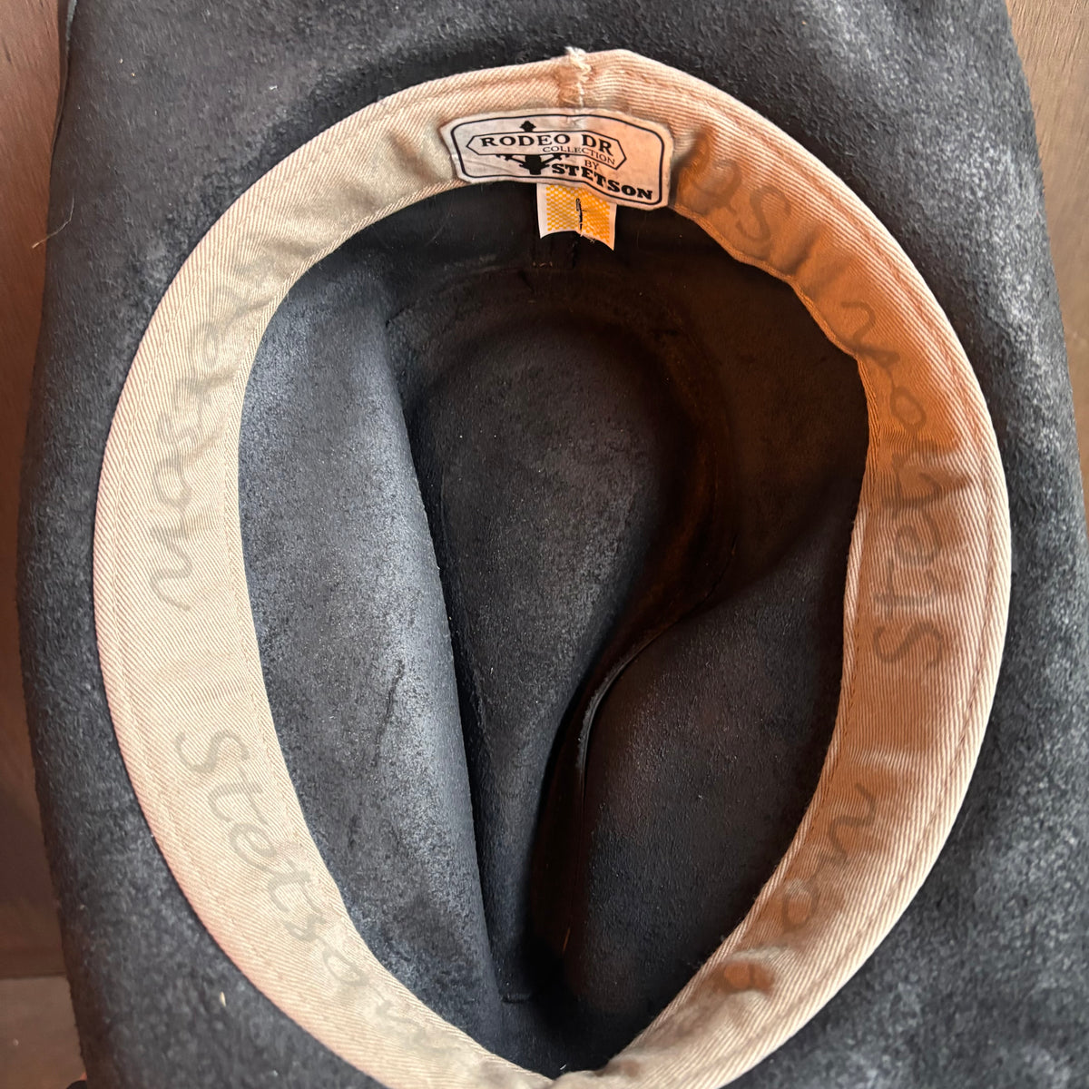Stetson Black Leather Hat