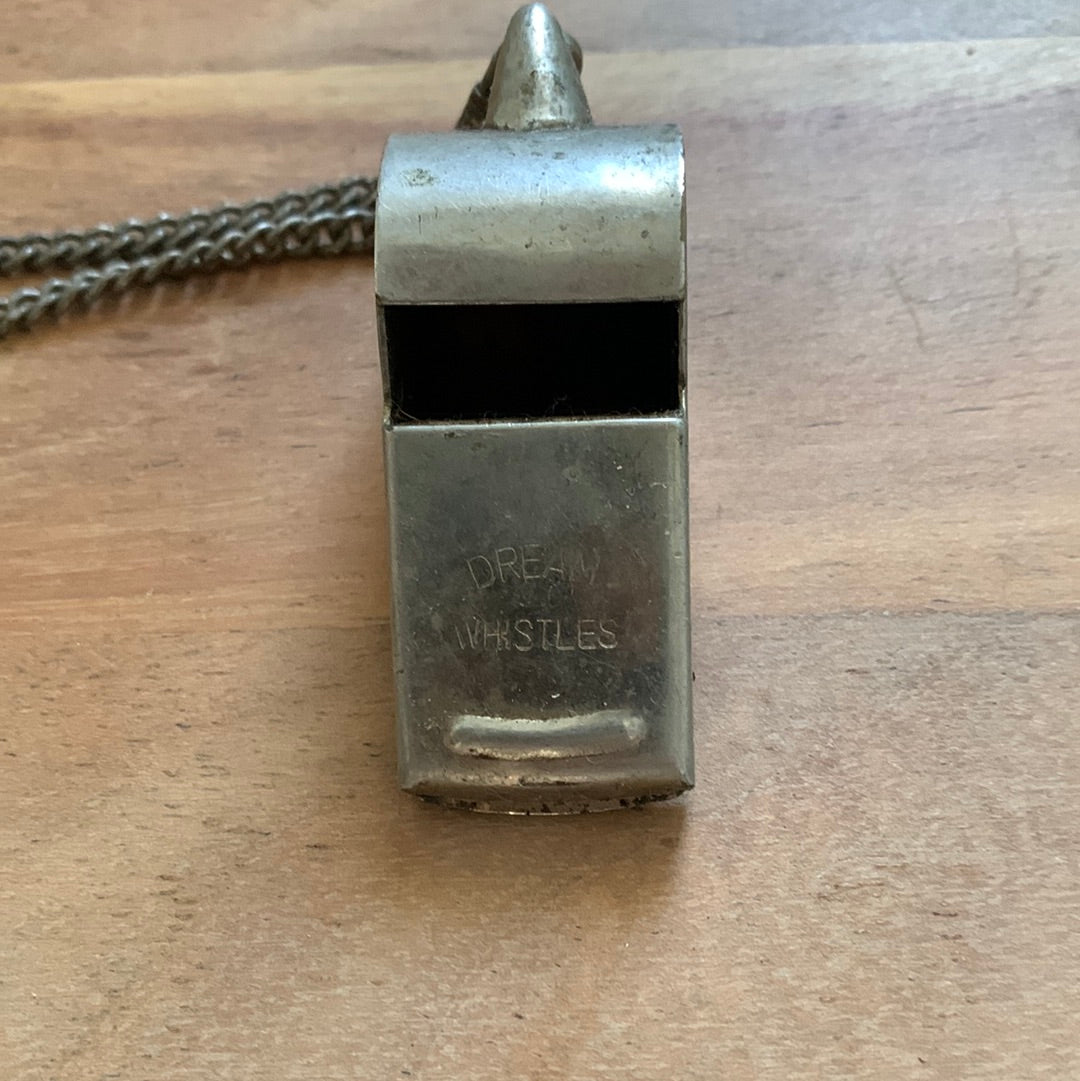 Vintage metal whistle