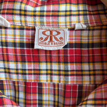 Vintage Double R Plaid Button Up