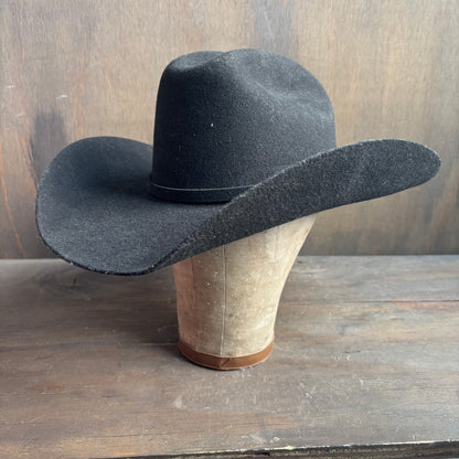 Twister Black Felt Hat