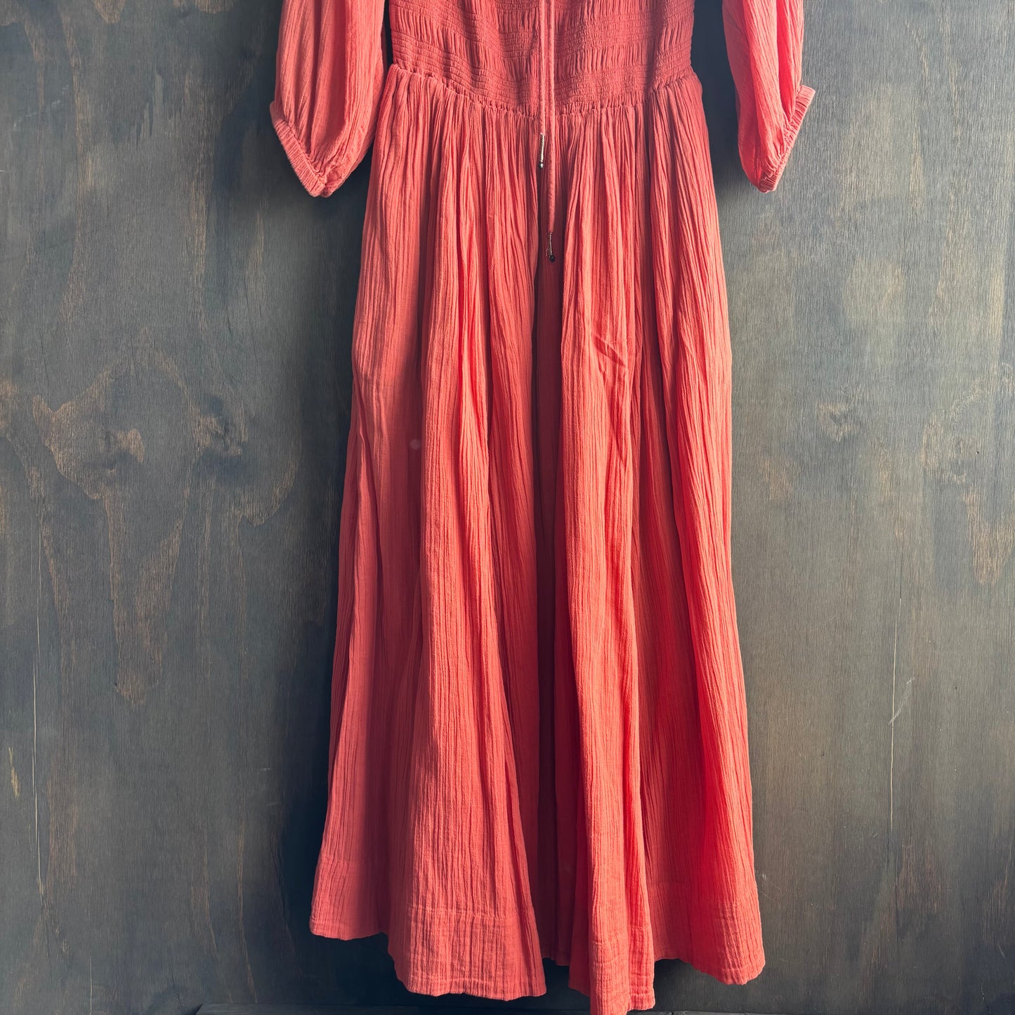 Free People Orange Boho Dress