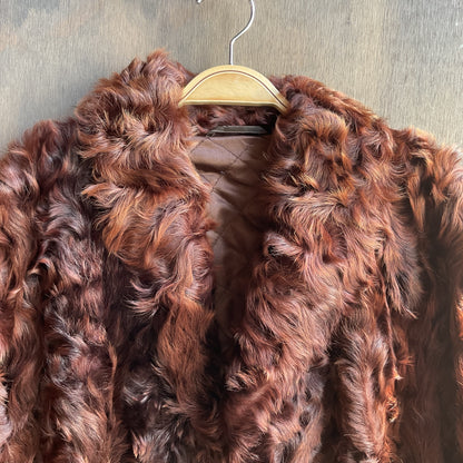 Curly Lamb Fur Coat