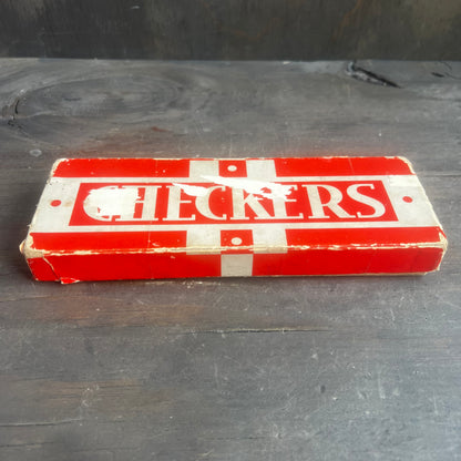 Vintage Checkers Game