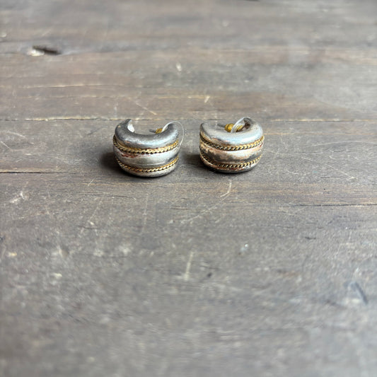 Chunky Huggie Earrings