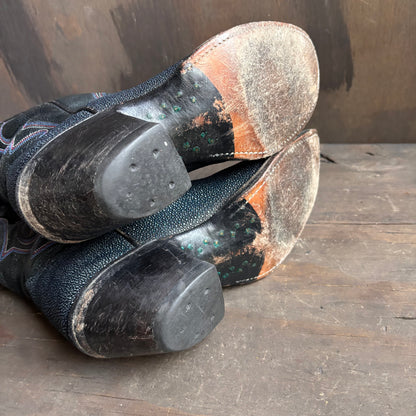 Vintage Olathe Tall Blue Stingray Boots