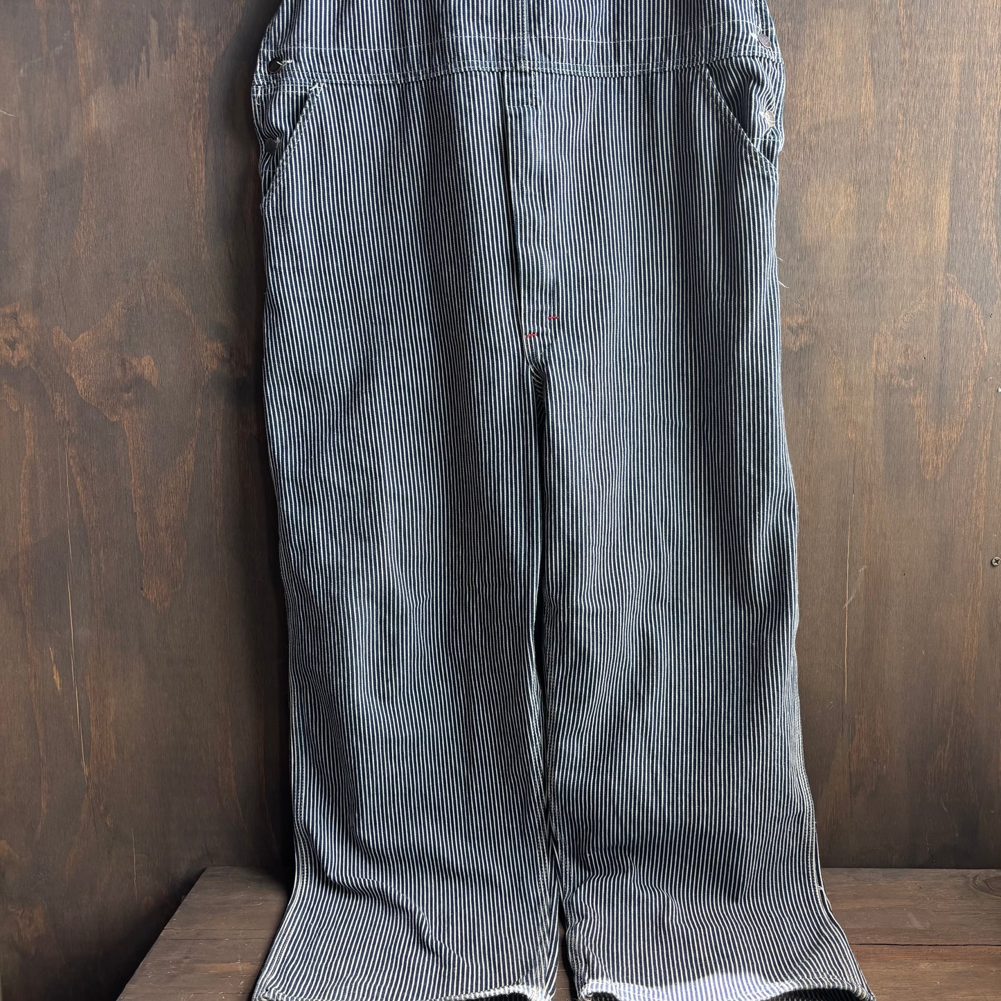 Vintage Dickie's Conductor Stripe Overalls