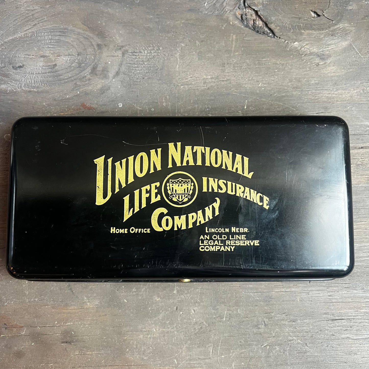 Union National Life Insurance Company Tin Box