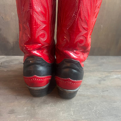 Justin’s Red and Black Leather Boots