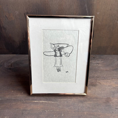 Karen "K" Abate Cowgirl in Gold Frame