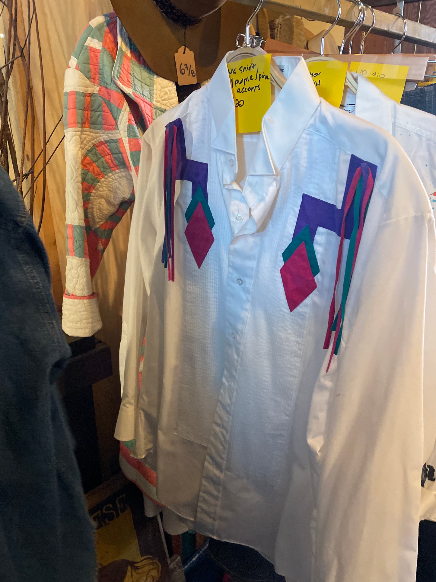 Custom Tuxedo Shirt with Fringe