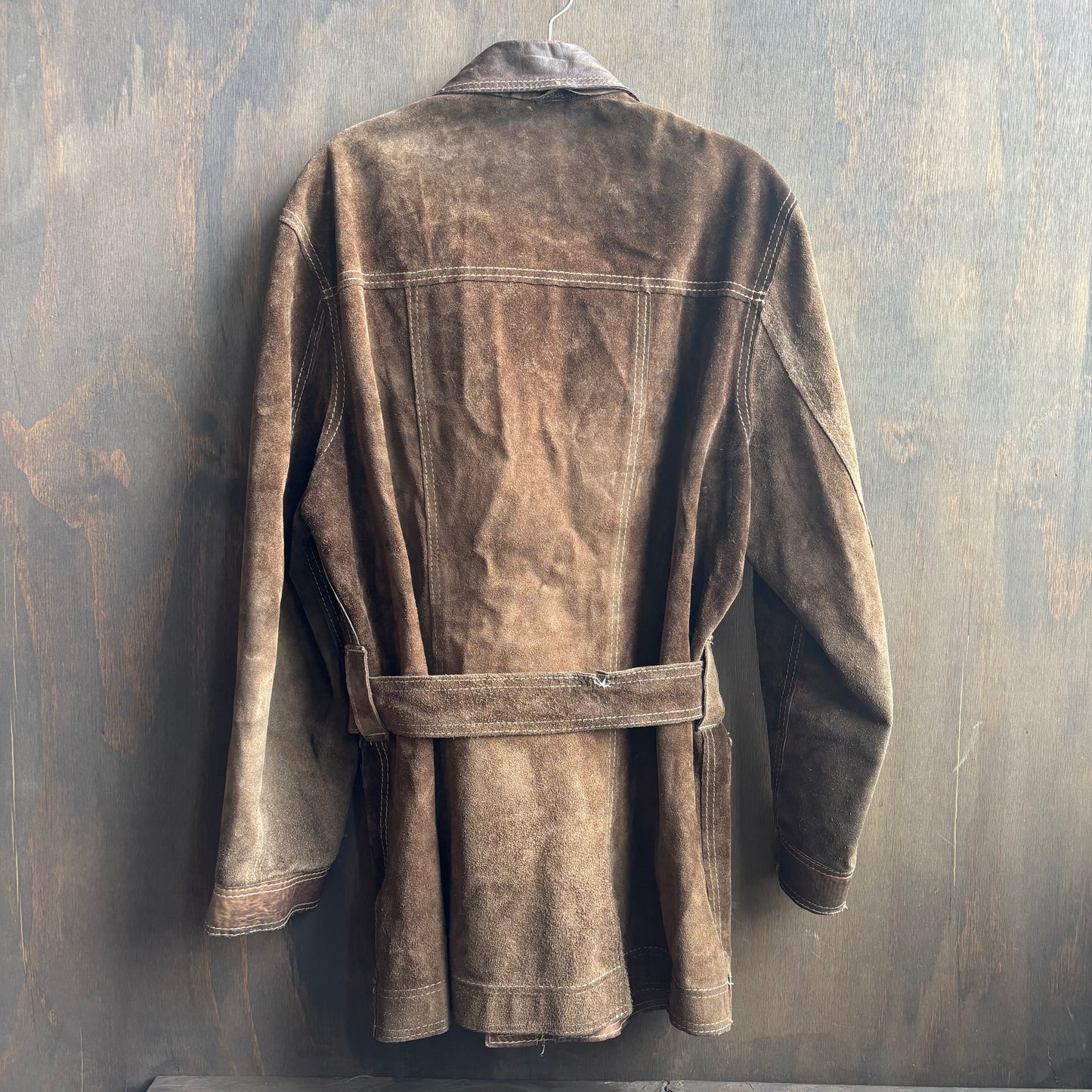 Reversible Brown Leather Jacket
