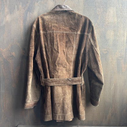 Reversible Brown Leather Jacket