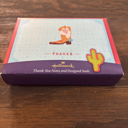 Cowboy Boot Thank You Notes