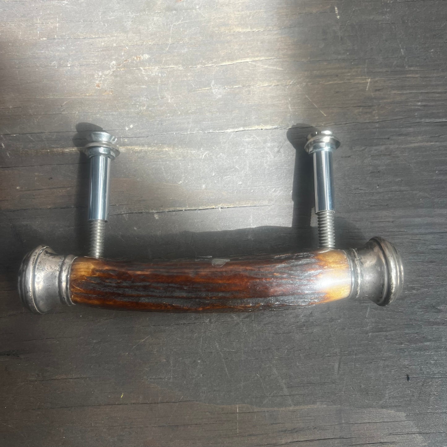 Antique Silver Horn Handle