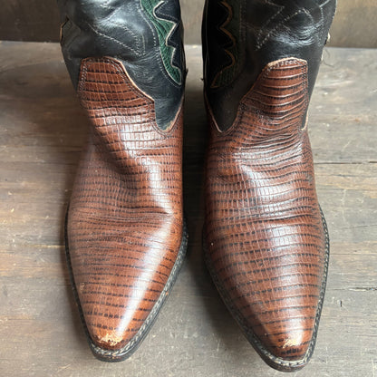 Hunt Club Reptile Foot Boots with Cutouts