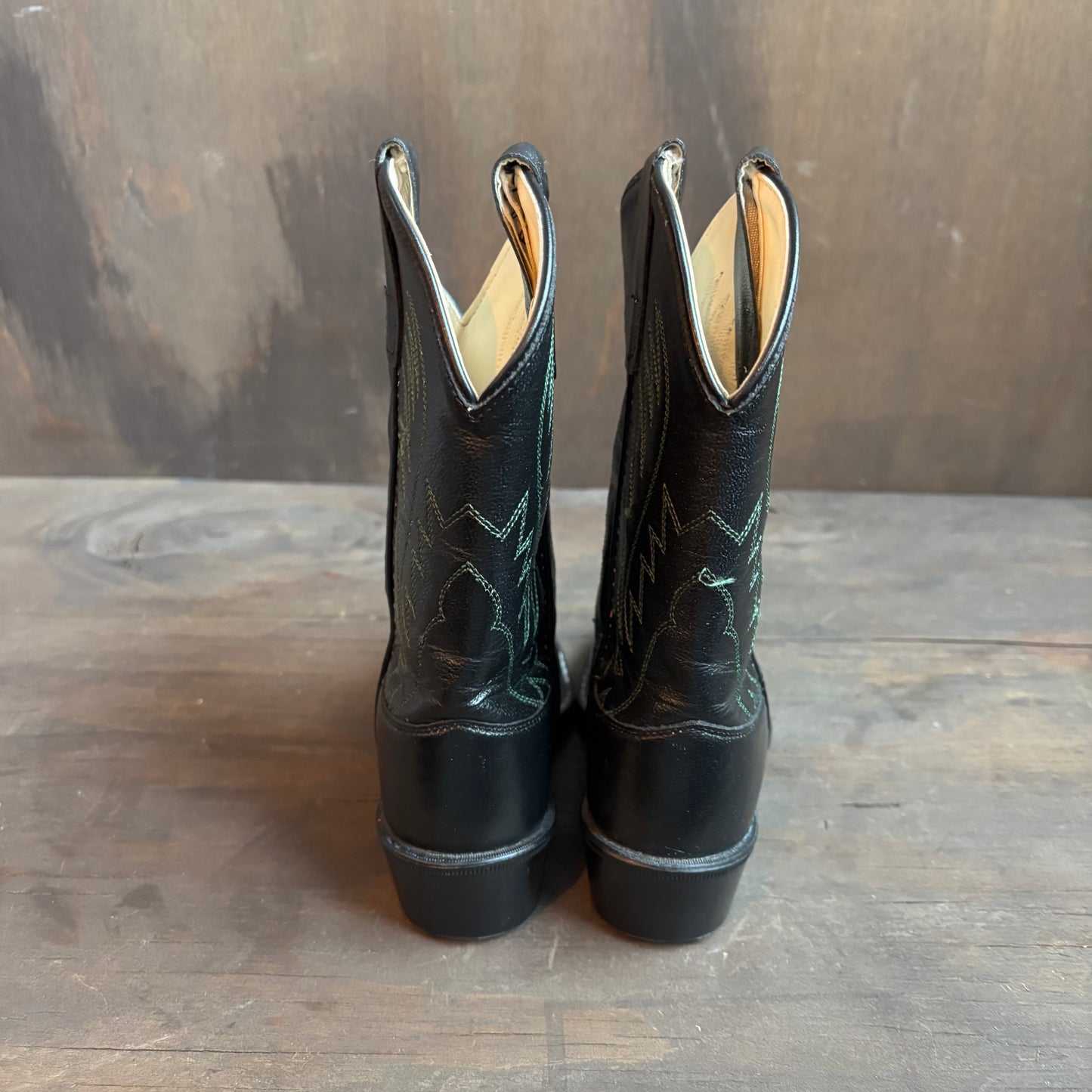 Old West Black Kids Boots