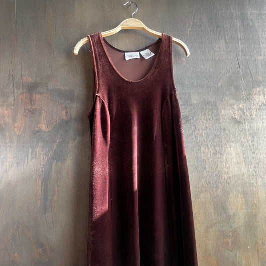 Worthington Velvet Maroon Dress
