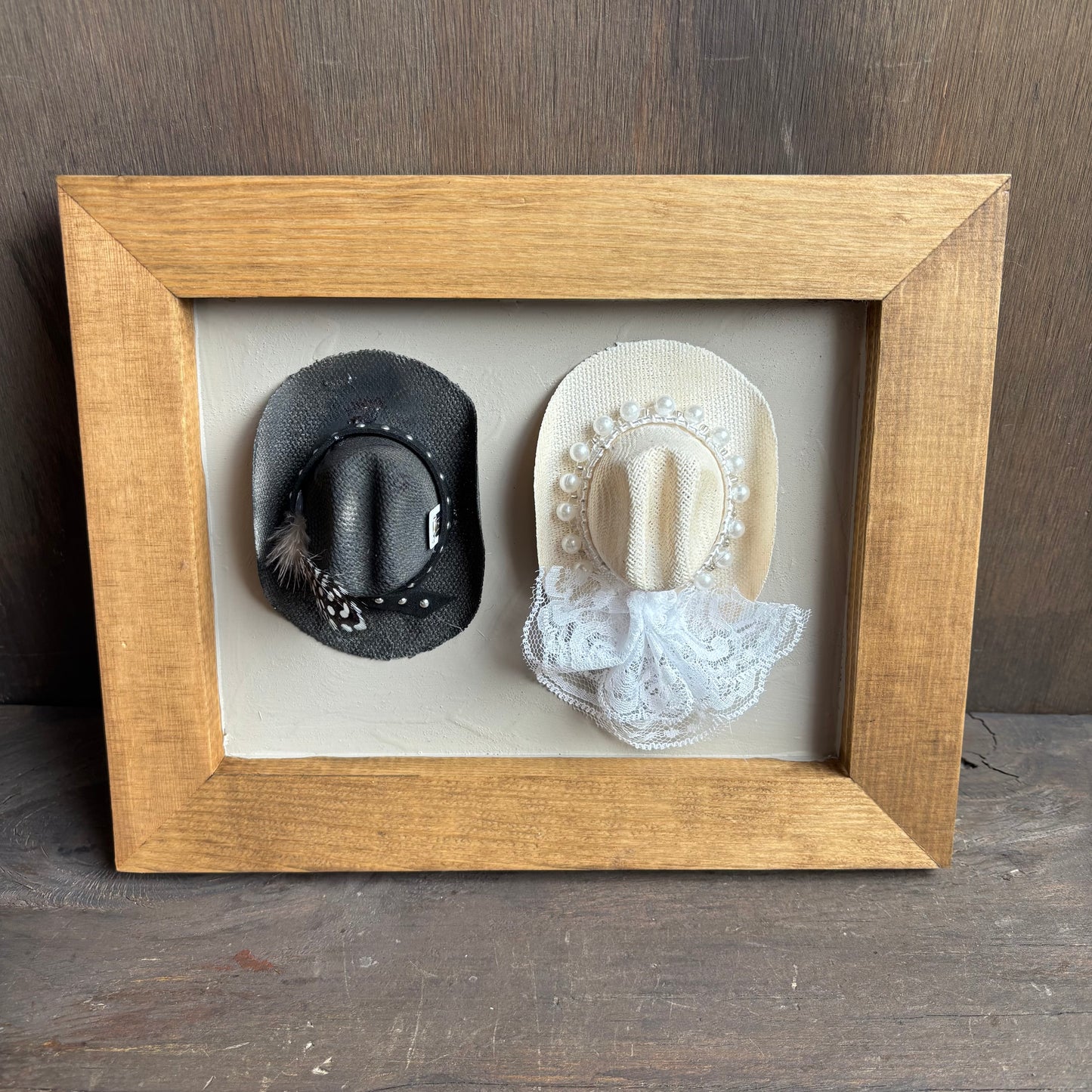 Karen "K" Abate Bride and Groom Hat Artwork