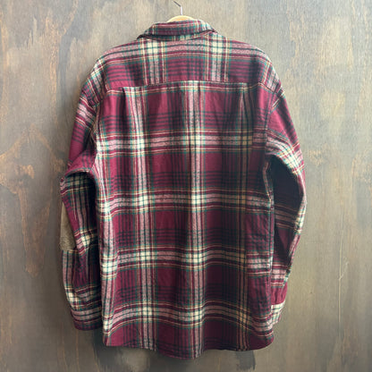 Pendleton Maroon Plaid Wool Shirt