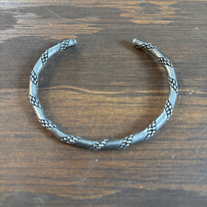 Silver Twist Cuff