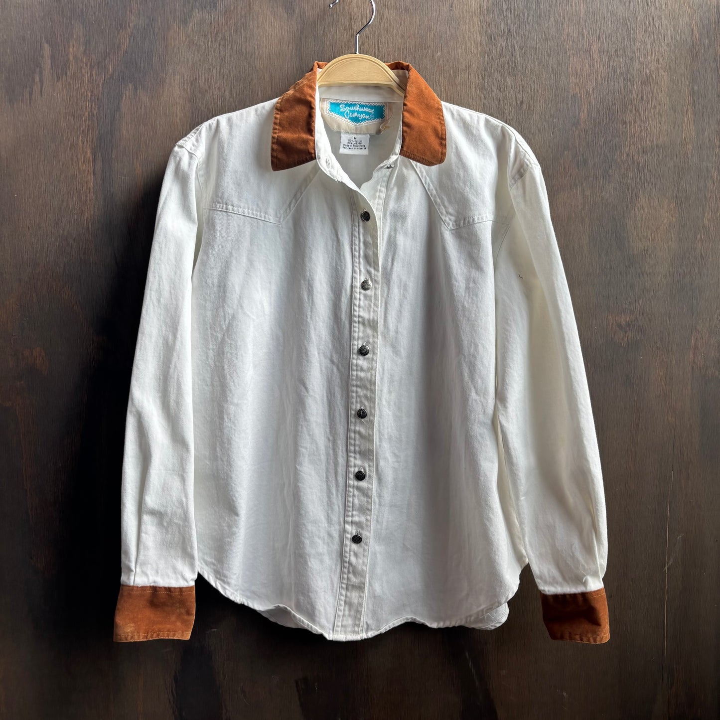 Southwest Canyon White Button Up