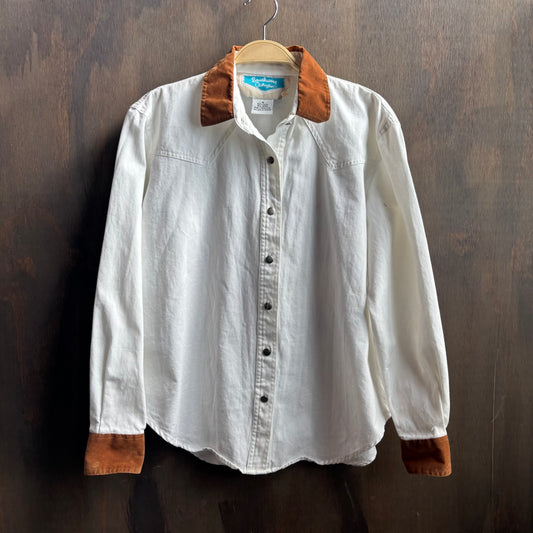 Southwest Canyon White Button Up
