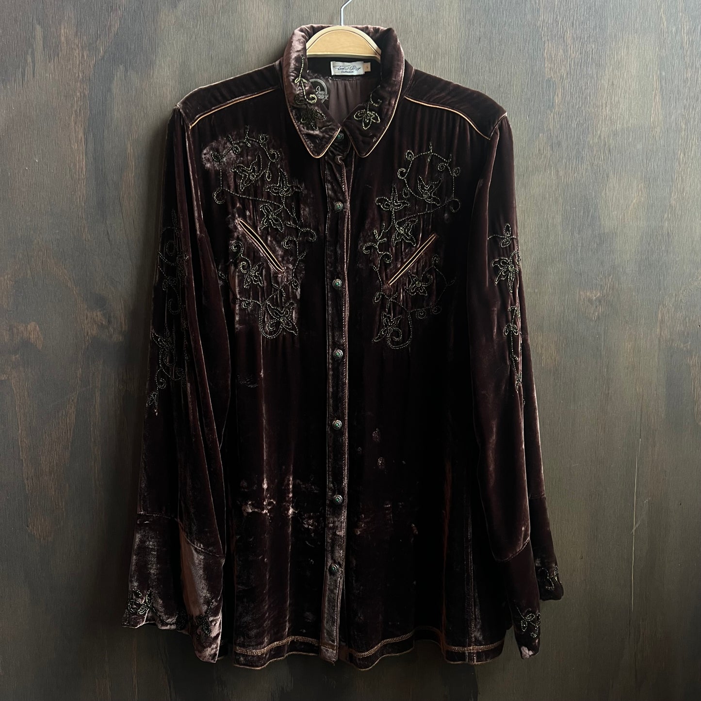 Tasha Polizzi Velvet Blouse