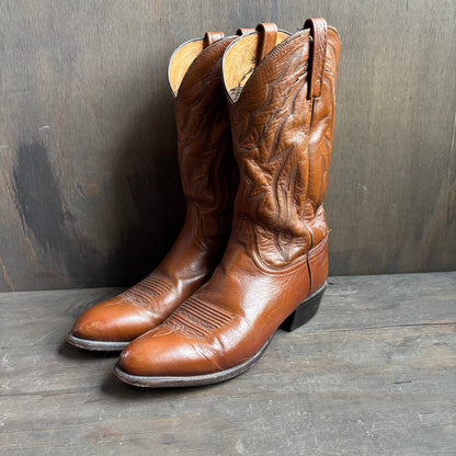 Lucchese 2000 Tan Leather Boots